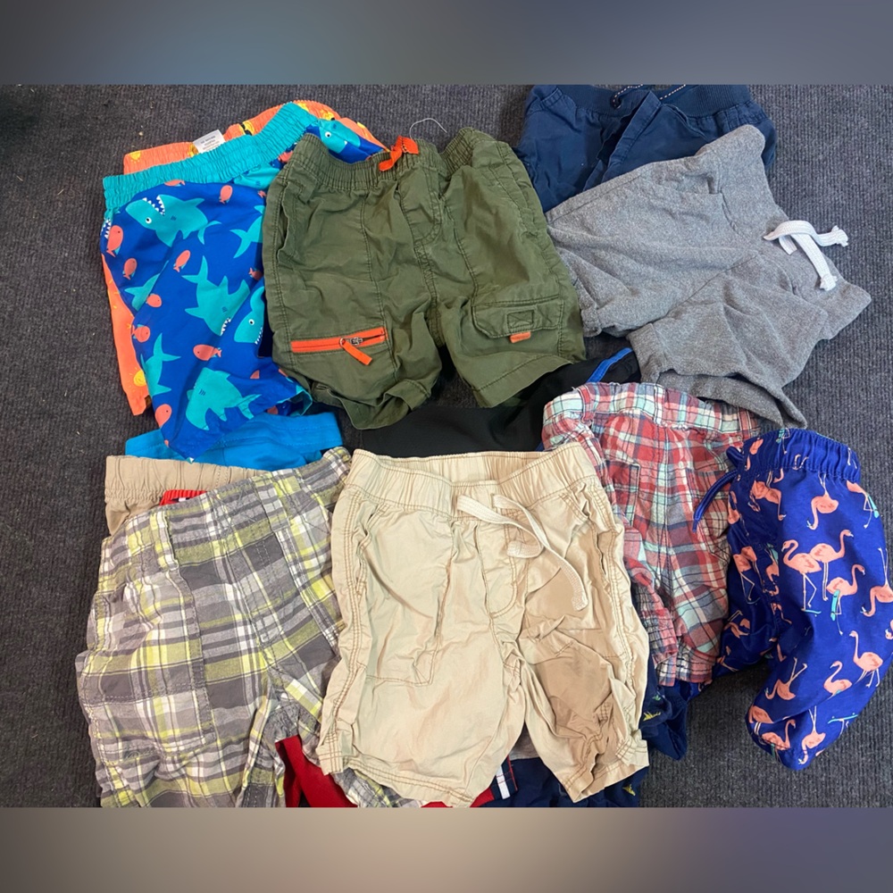 3T boys shorts and swimsuit lot 18pcs